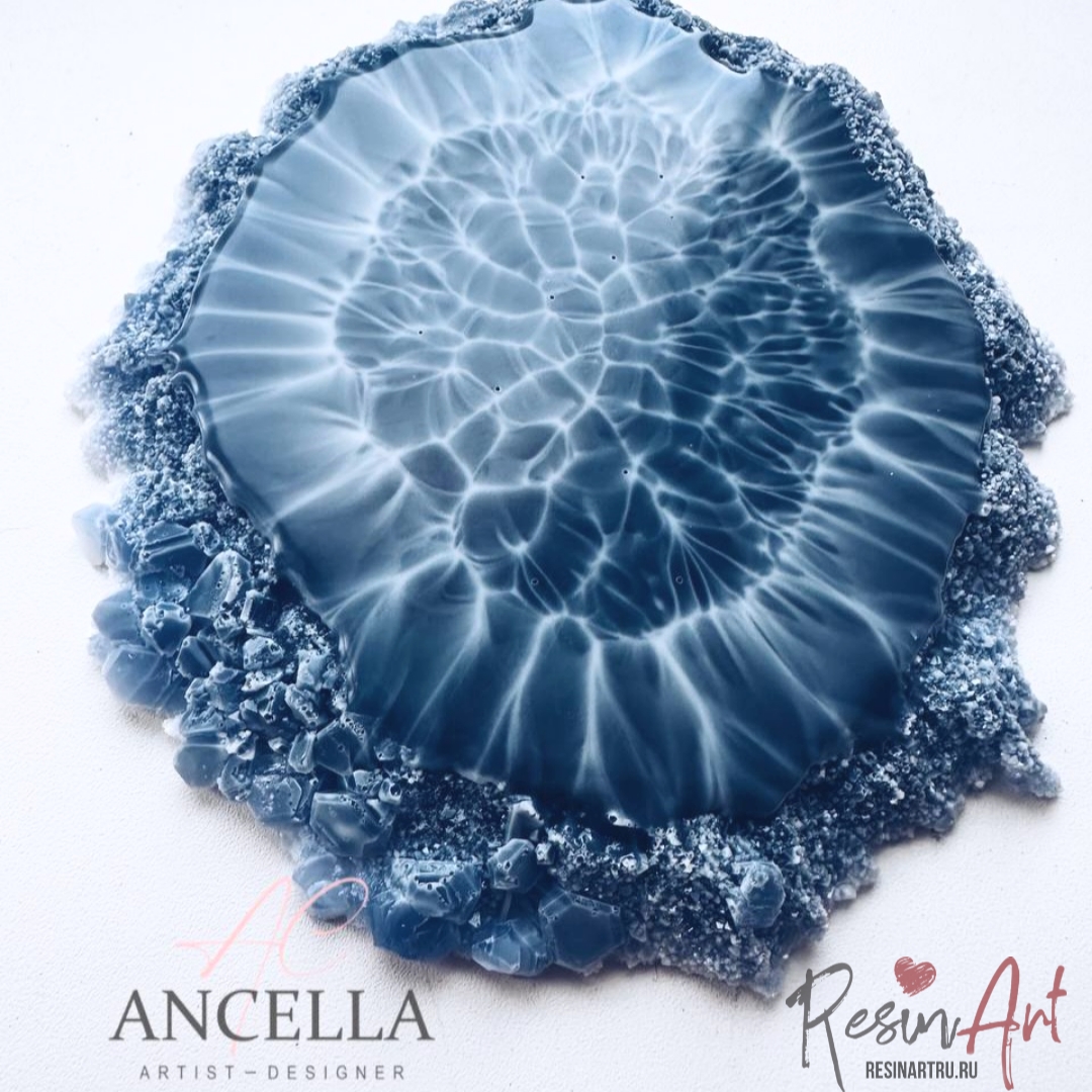 No. 232 Coaster with Crystal Edge No. 12 Silicone Mold - image 13