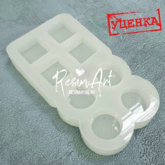 No. 364-U Tray / Tiered Stand Feet Silicone Mold - image 1
