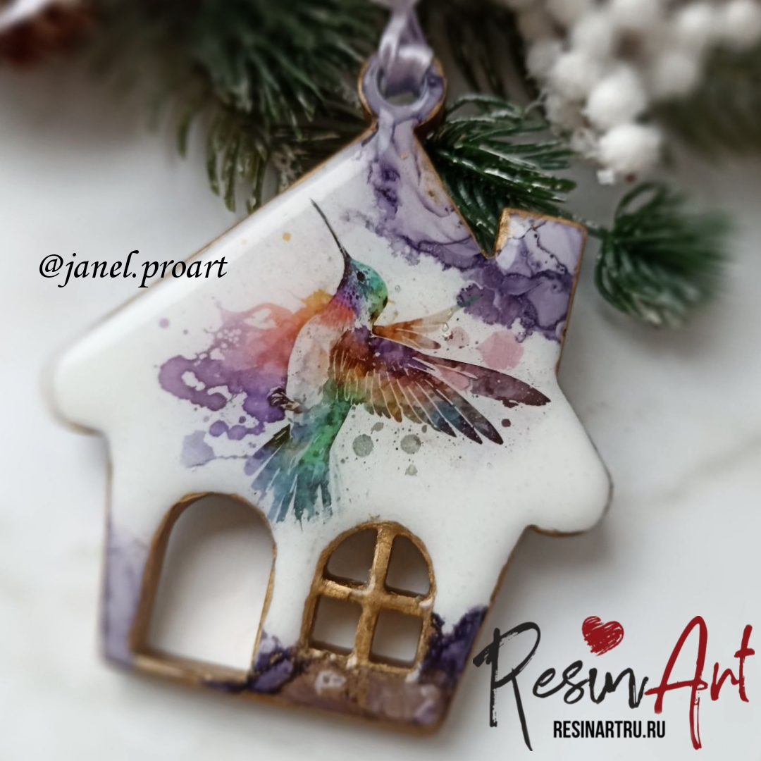 No. 438 Christmas Ornament House No. 2 Silicone Mold - image 30