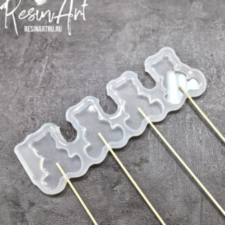 No. 678 Candy - Bear Cubs (Set) Silicone Mold - image 1