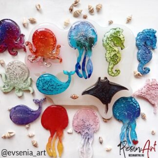 No. 667 Sea Set Silicone Mold - image 1