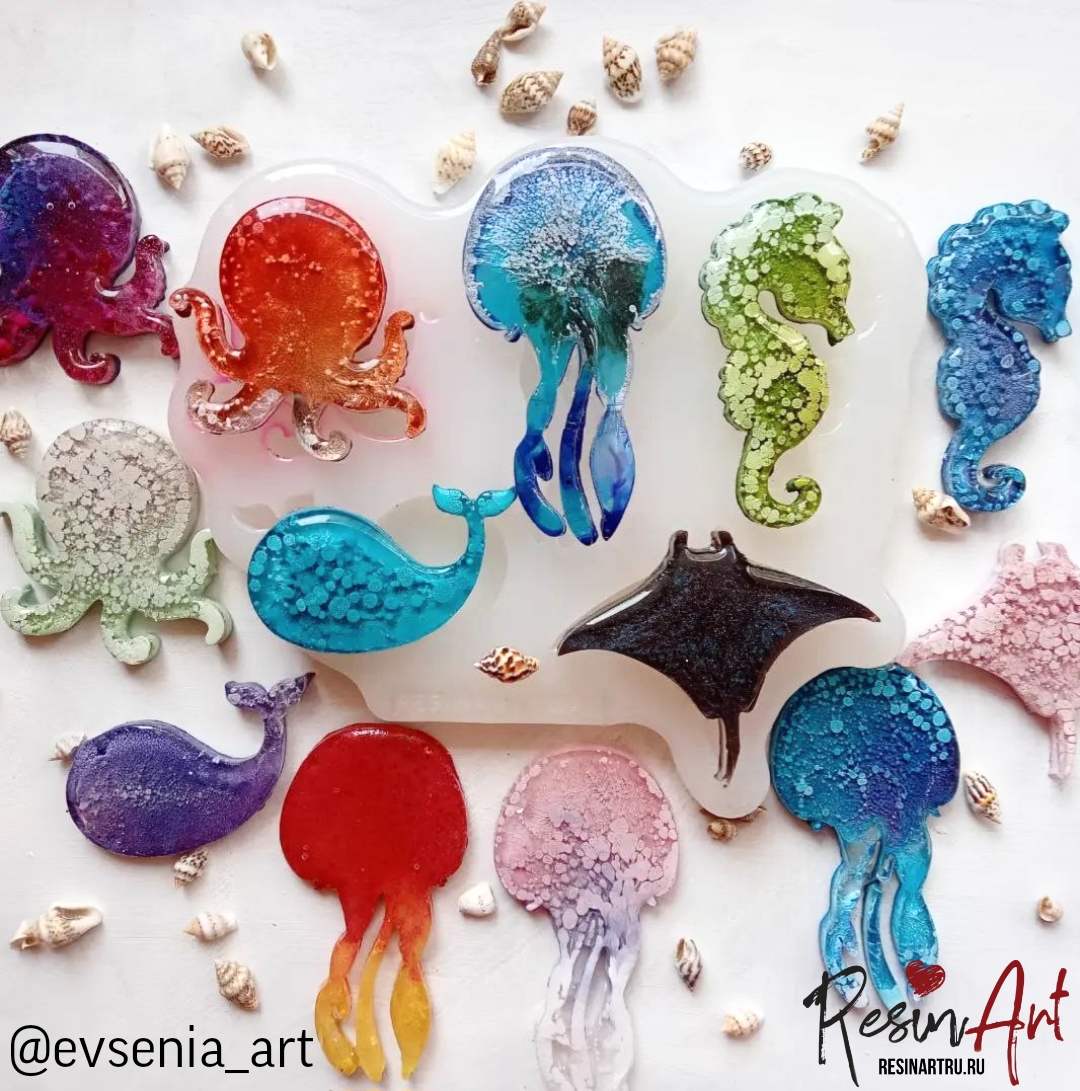 No. 667 Sea Set Silicone Mold - image 1