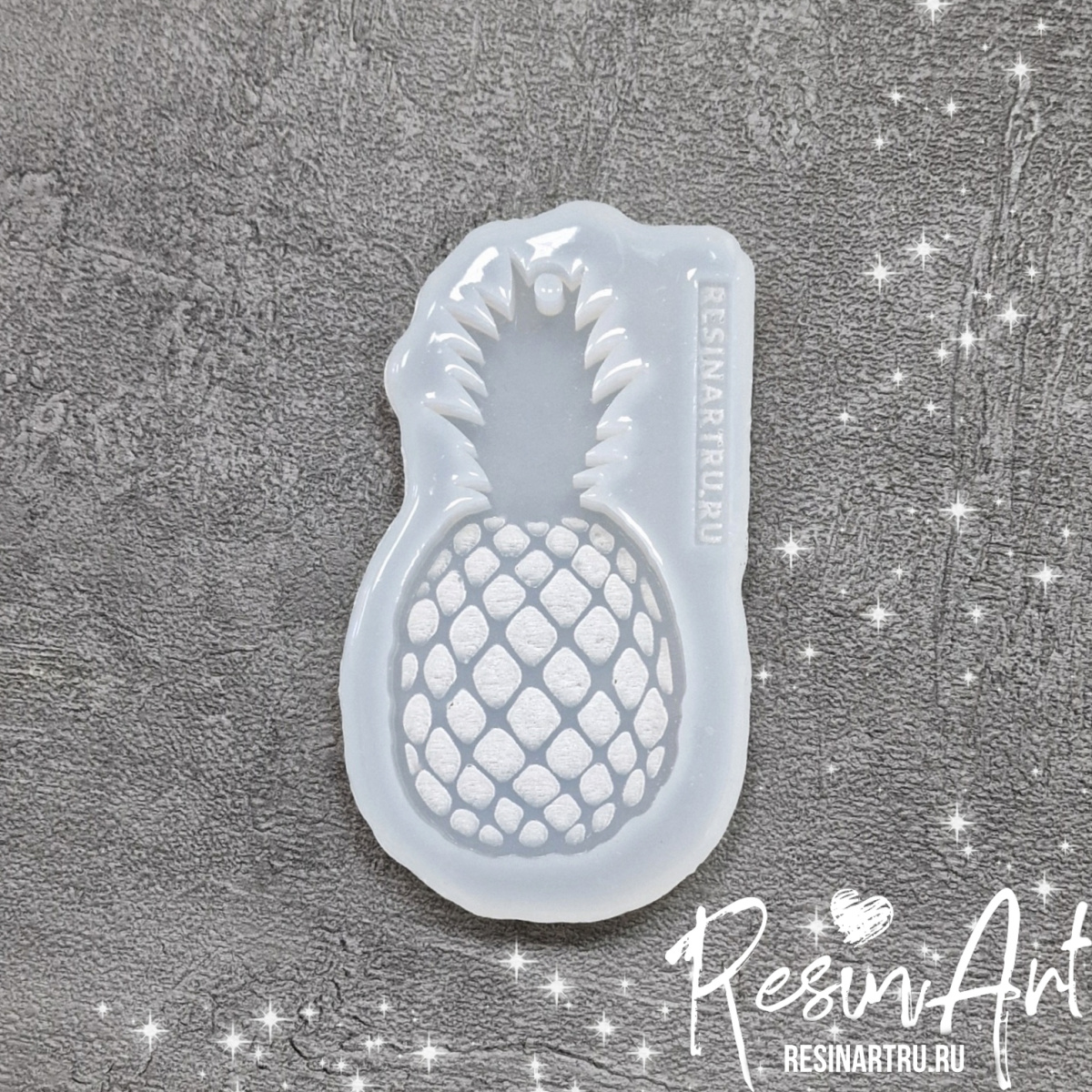 No. 626-S Christmas Ornament Pineapple Silicone Mold - image 2