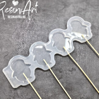 No. 682 Candy - Penguins (Set) Silicone Mold - image 1
