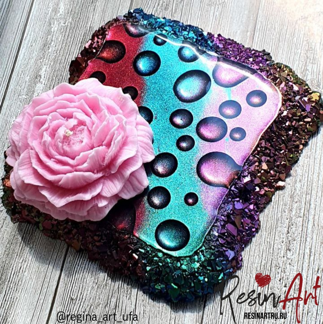 No. 239 Coaster with Crystal Edge No. 19 Silicone Mold - image 9