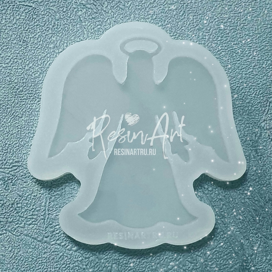 No. 439 Christmas Ornament Angel No. 3 Silicone Mold - image 2