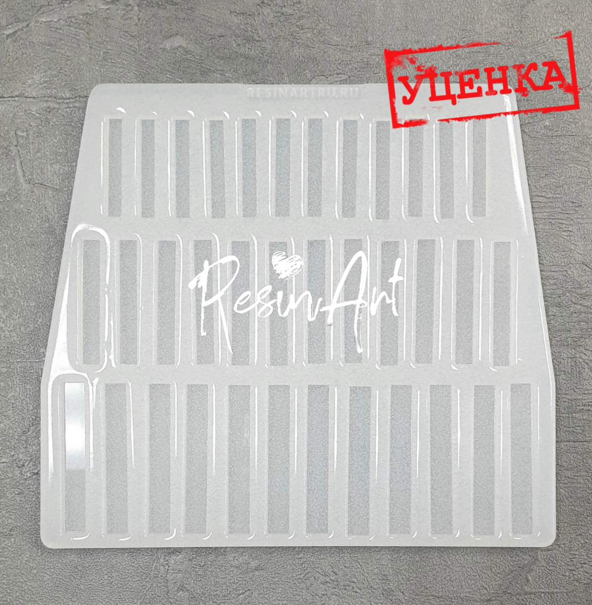 Clock Markers (Rectangle) Silicone Mold - image 1