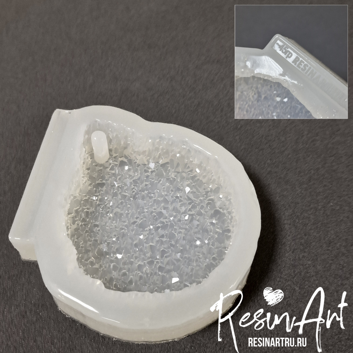 No. 858 Christmas Ornament Crystal Bauble (6.2 cm) Silicone Mold - image 3