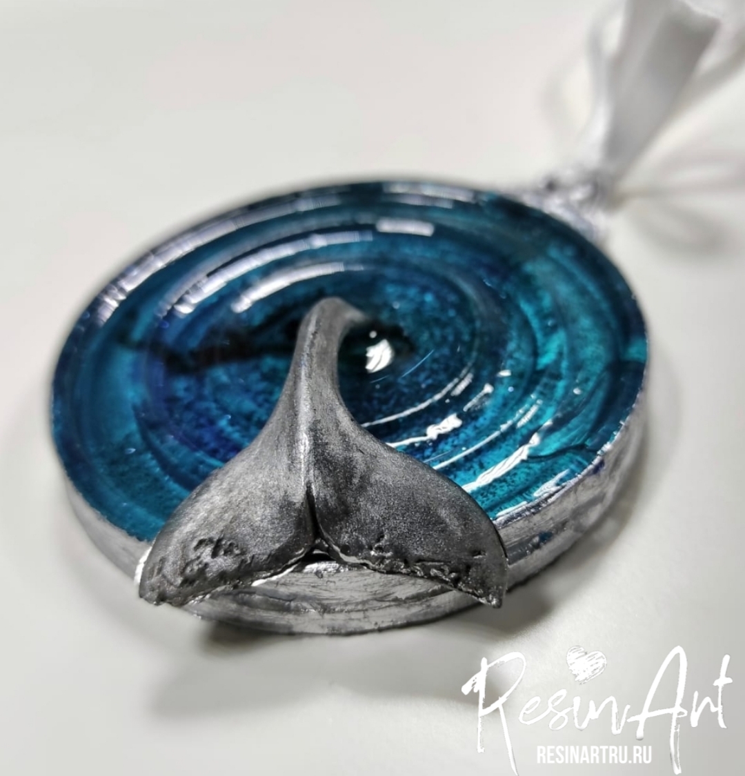 No. 309 Whale Tail 3D (Small) Silicone Mold - image 3