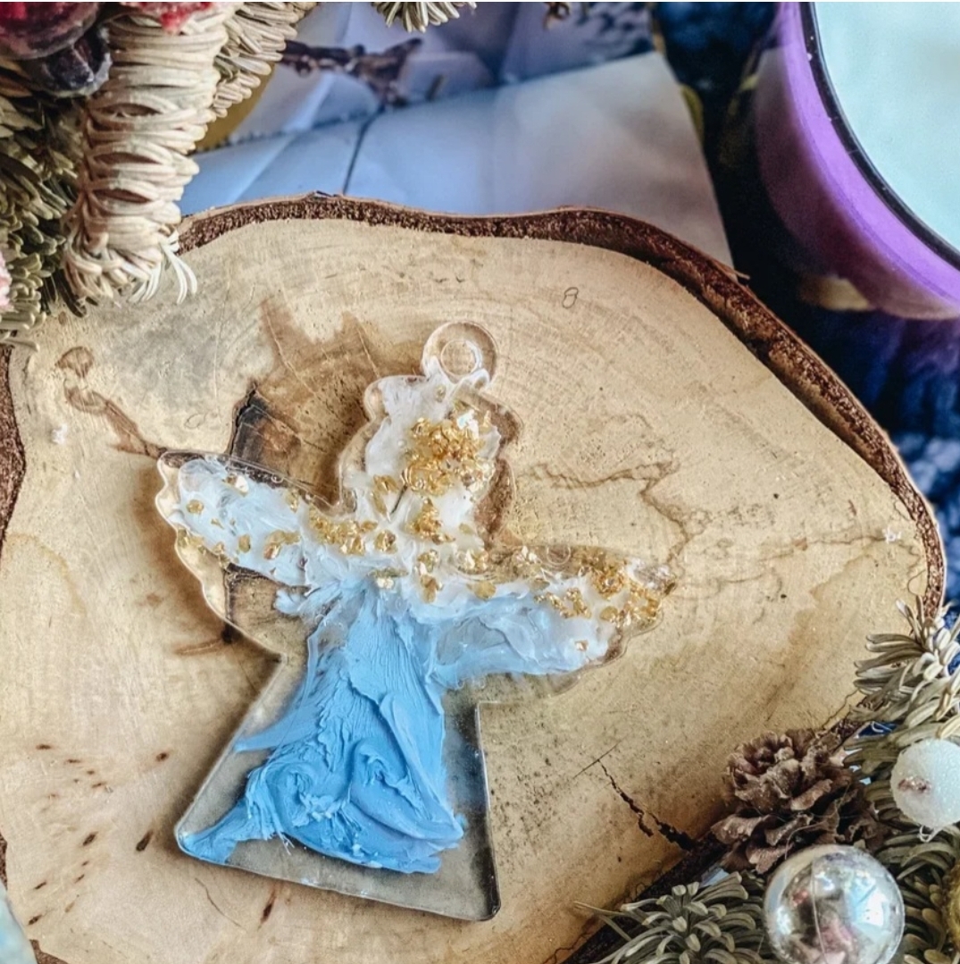 No. 431-S Christmas Ornament Angel No. 4 Silicone Mold - image 4