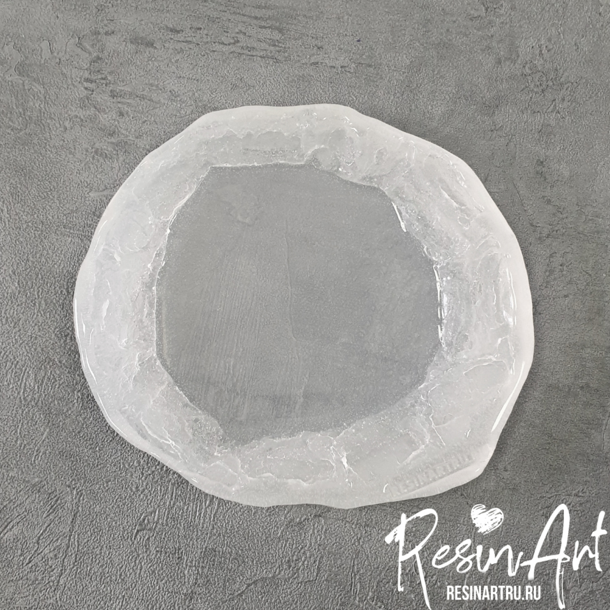 No. 226 Coaster with Organic Edge No. 1 Silicone Mold - image 4