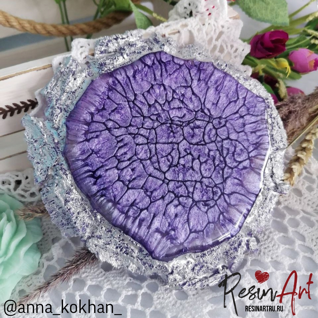 No. 227 Coaster with Organic Edge No. 2 Silicone Mold - image 17