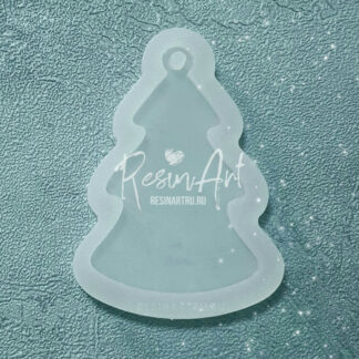 No. 443-S Christmas Ornament Christmas Tree No. 4 Silicone Mold - image 1