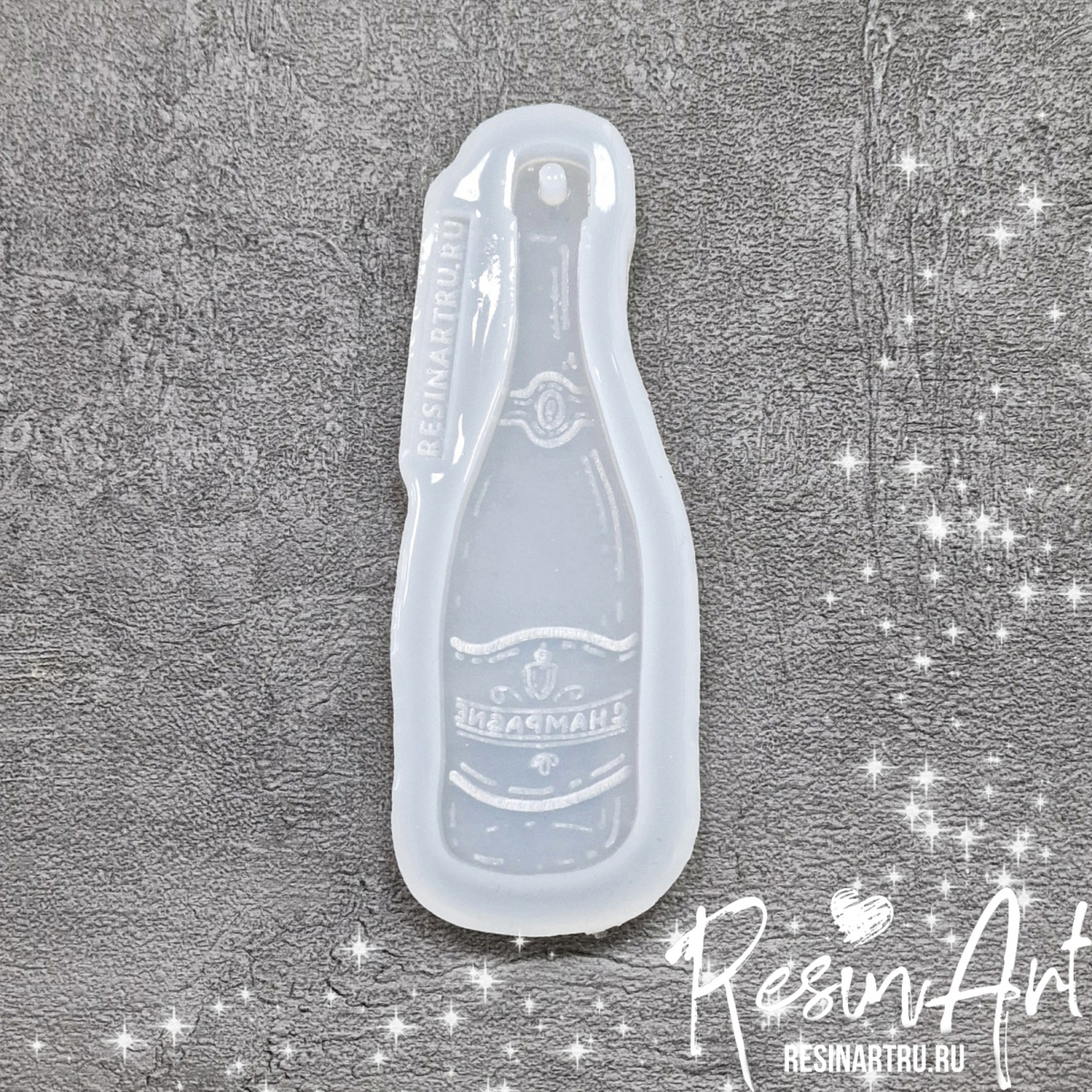 No. 628 Christmas Ornament Champagne (11.5 cm) Silicone Mold - image 2