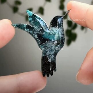 No. 348 Hummingbird Silicone Mold - image 1
