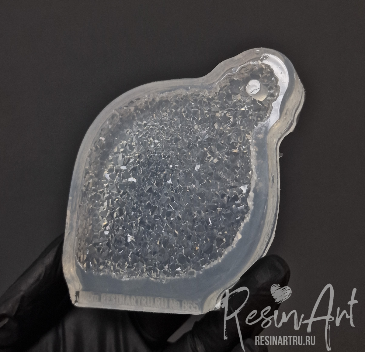 No. 865-S Christmas Ornament Crystal Lantern Silicone Mold - image 3