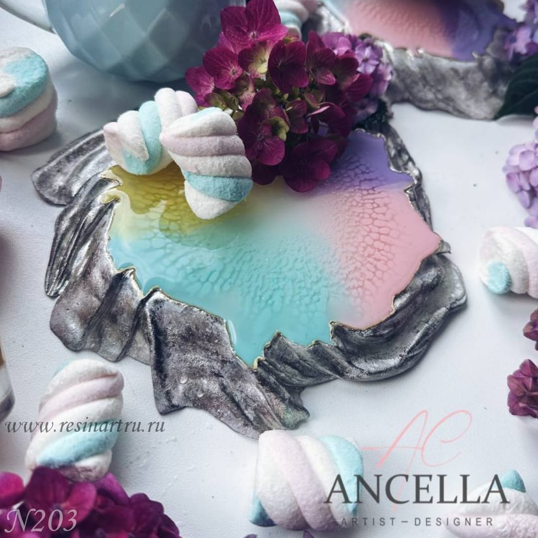 Coaster No. 203 with Silk Effect Edge Silicone Mold - image 10