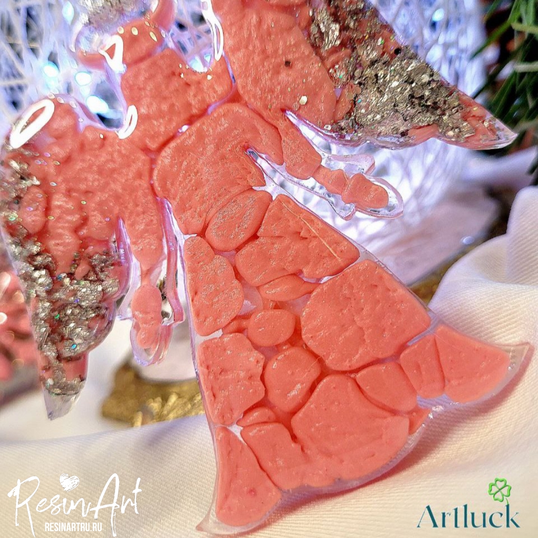 No. 439 Christmas Ornament Angel No. 3 Silicone Mold - image 7