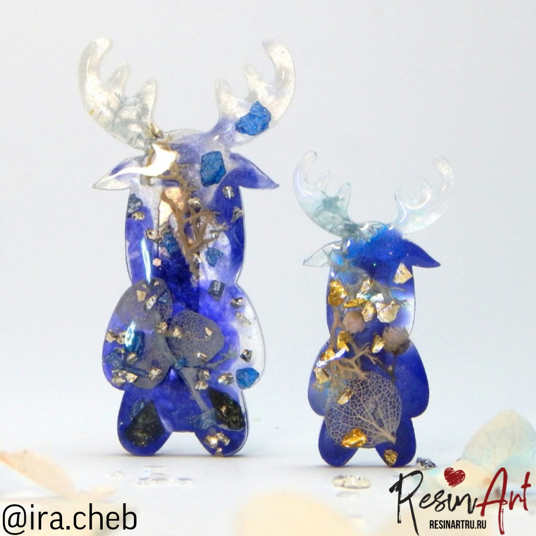 No. 382 Moose Calves No. 1 Silicone Mold - image 1