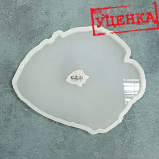 No. 319-U Stone Slice (Large Geode, 10 mm) Silicone Mold - image 1