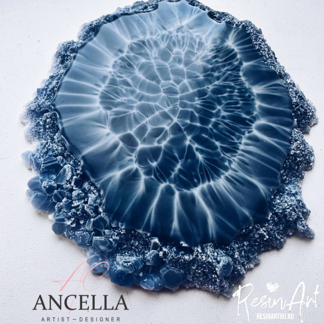 No. 232 Coaster with Crystal Edge No. 12 Silicone Mold - image 9