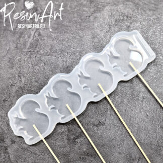 No. 683 Candy - Squirrels (Set) Silicone Mold - image 1