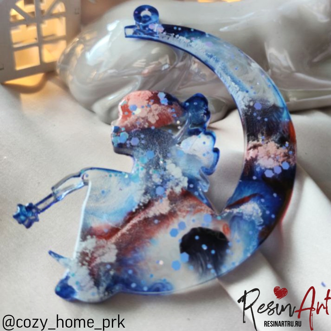 No. 432-S Christmas Ornament Fairy Silicone Mold - image 4
