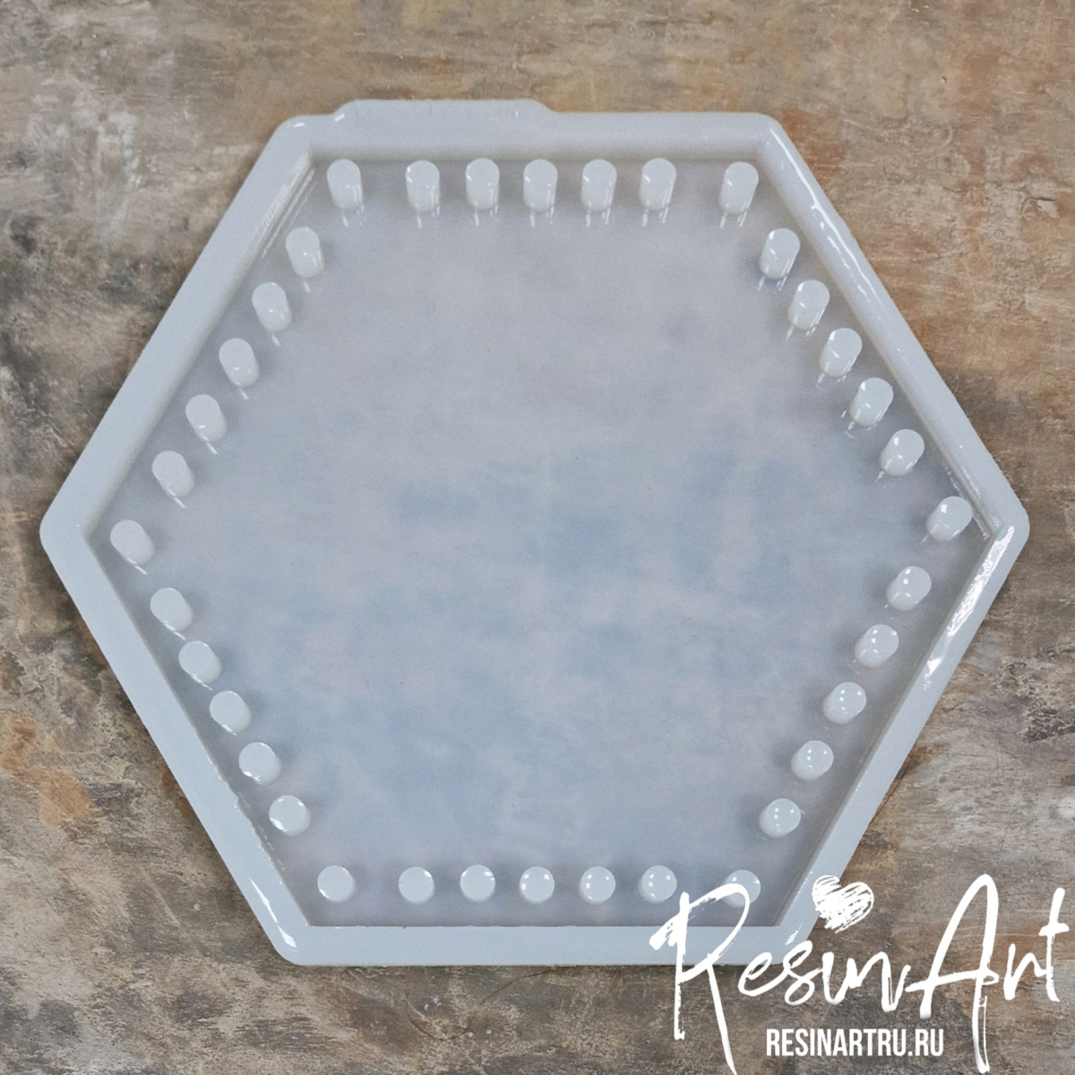 No. 638 Handbag (Hexagon) Silicone Mold - image 2