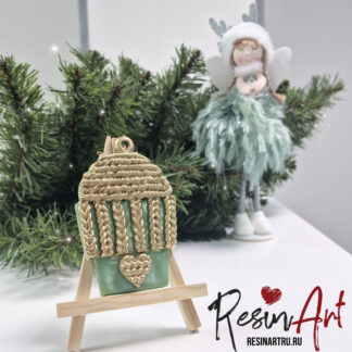 No. 831-S Christmas Ornament Cup (Knitted Texture) Silicone Mold - image 1