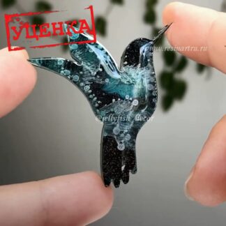 No. 348-U Hummingbird Silicone Mold - image 1