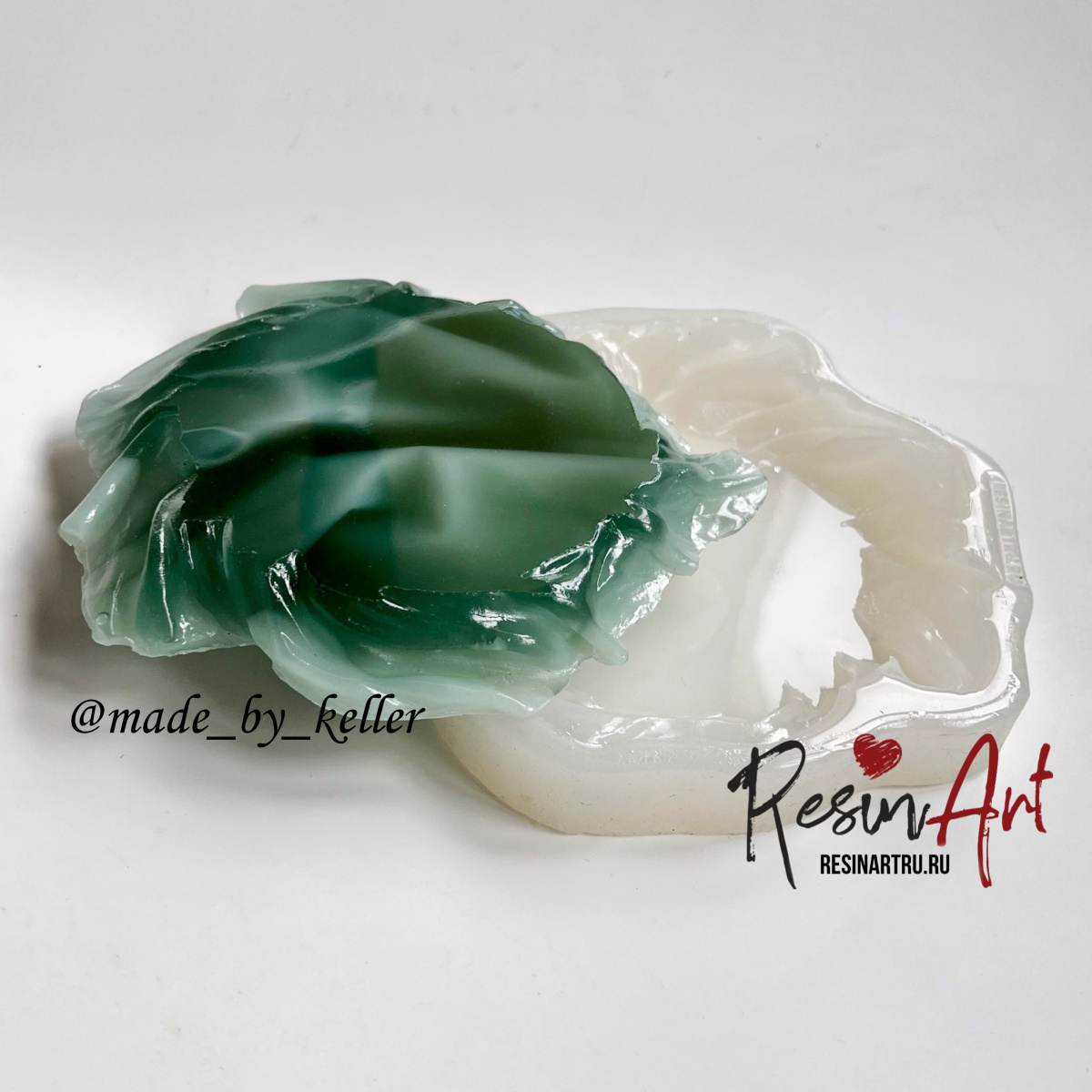 Coaster No. 203 with Silk Effect Edge Silicone Mold - image 2