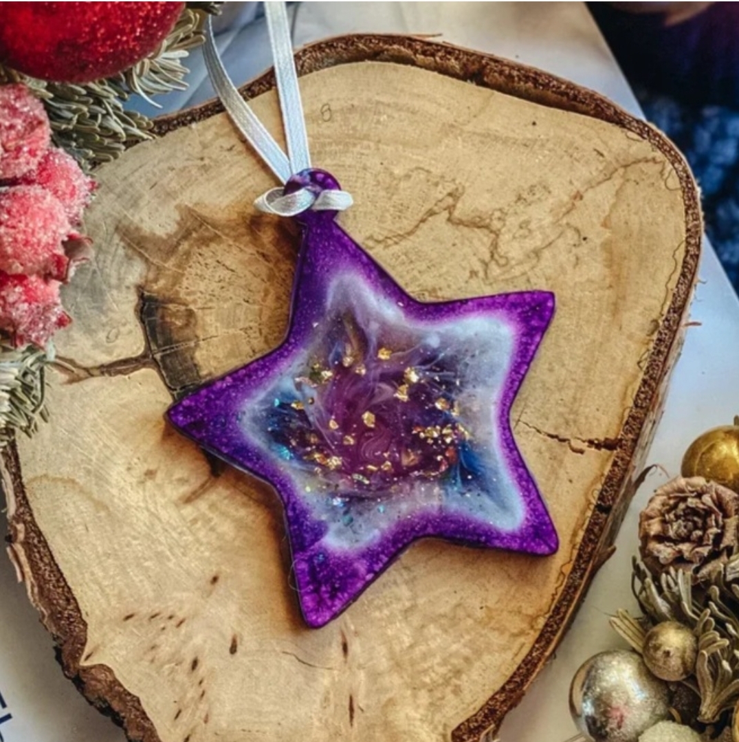 No. 433-S Christmas Ornament Star Silicone Mold - image 3