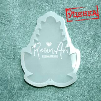Coaster Hawthorn Leaf Silicone Mold - image 1