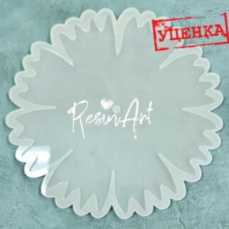 Tiered Stand Plate (24 cm) Flower No. 3 (Cornflower) Silicone Mold - image 1