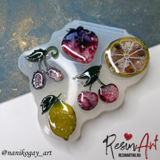 No. 903 Brooch Set Silicone Mold - image 1