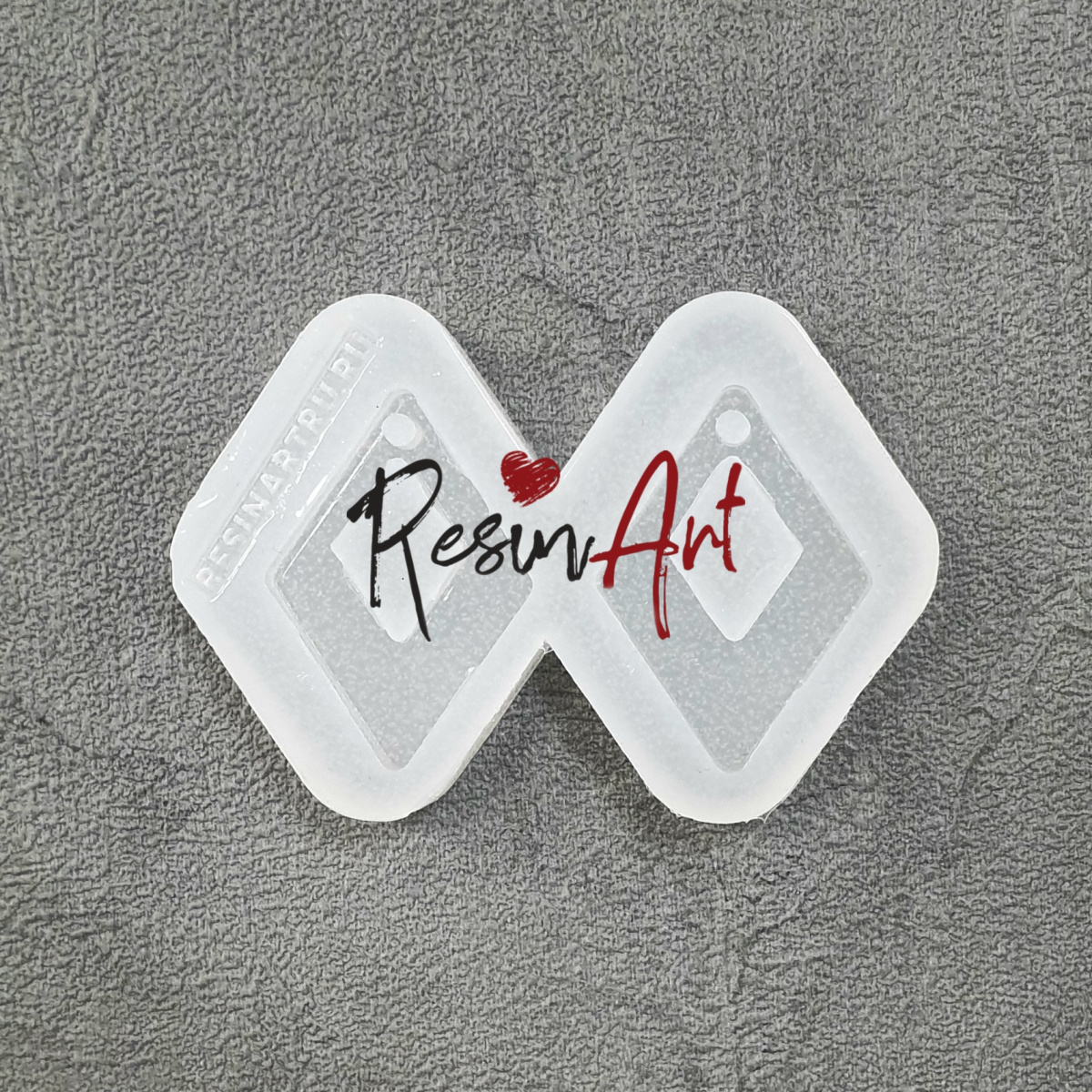 No. 365 Earrings Diamonds 2.8*3.9 cm Silicone Mold - image 1