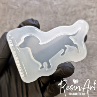 No. 757-S Dachshund Silicone Mold - image 1