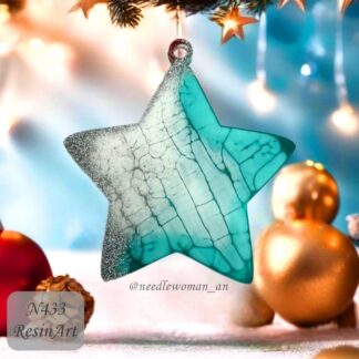 No. 433-S Christmas Ornament Star Silicone Mold - image 1