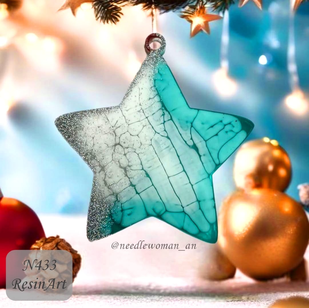 No. 433-S Christmas Ornament Star Silicone Mold - image 1