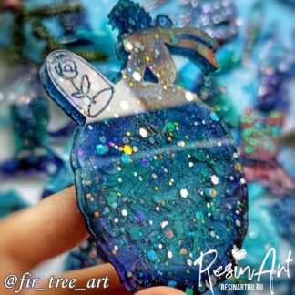 No. 595-S Christmas Ornament Little Prince Silicone Mold - image 1