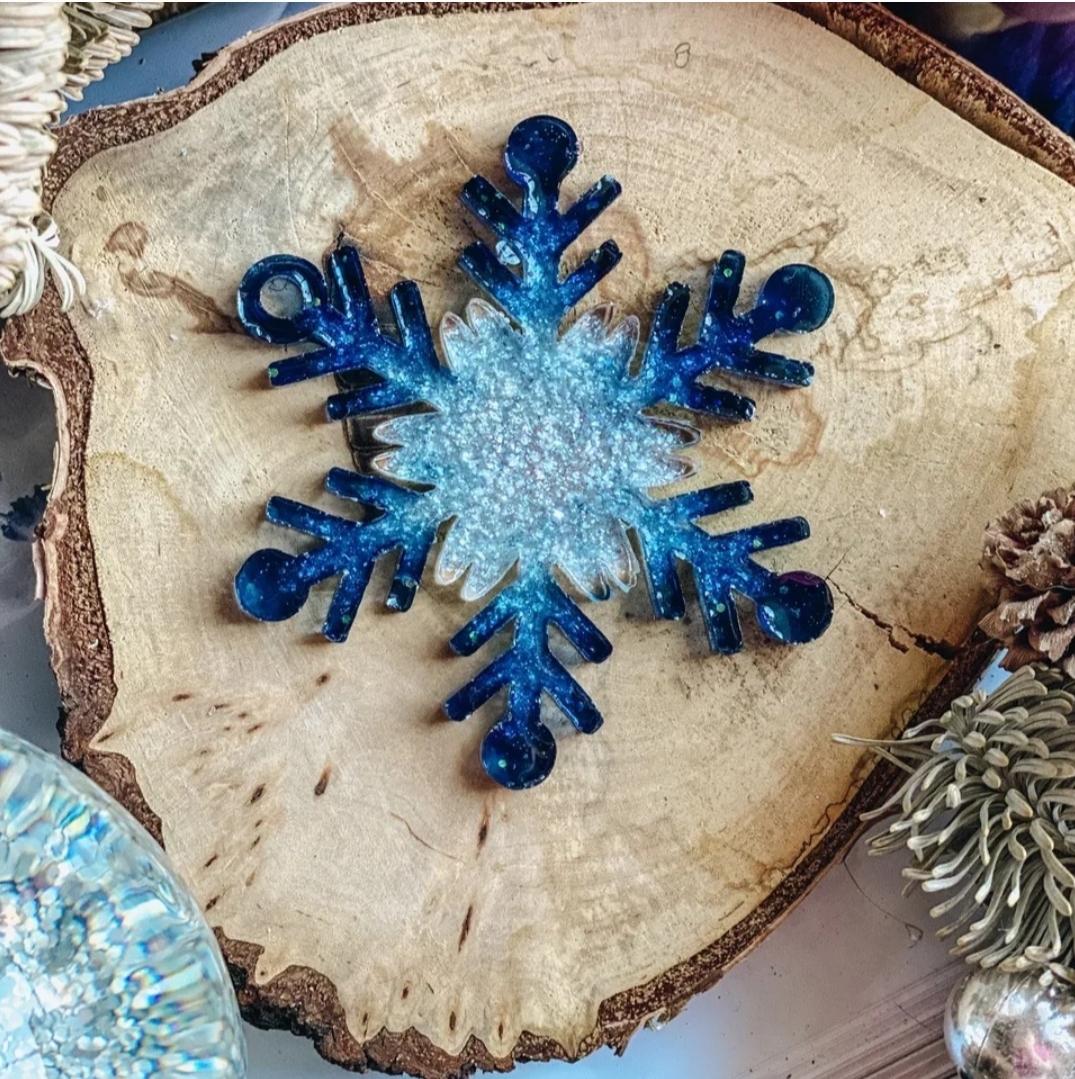 No. 404 Christmas Ornament Snowflake No. 4 Silicone Mold - image 6
