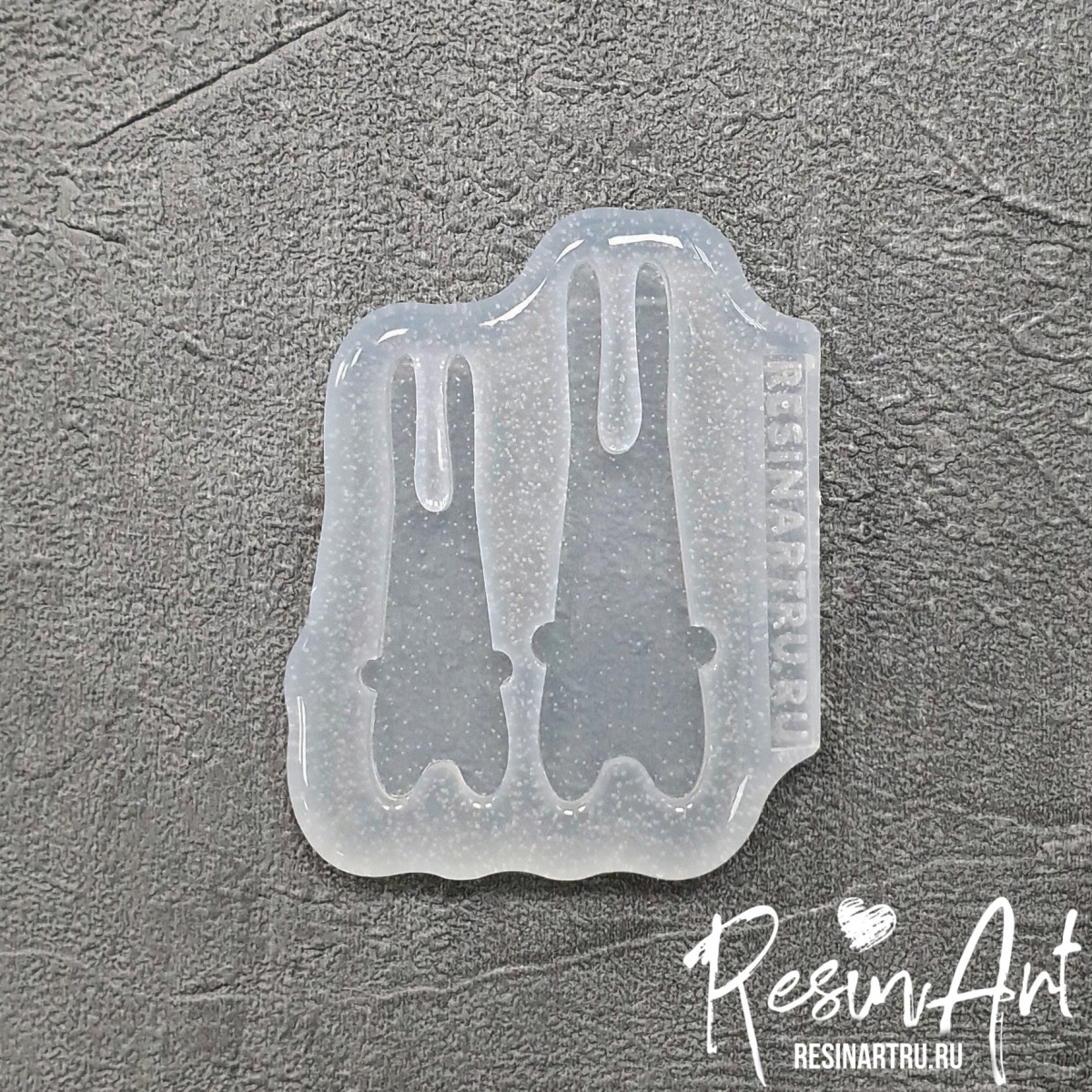 No. 369 Bunnies No. 3 Silicone Mold - image 2