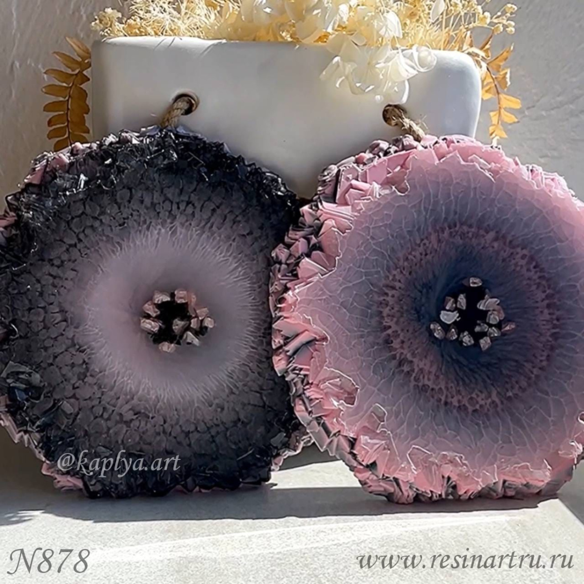 No. 878 Coaster with Crystal Edge Silicone Mold - image 11