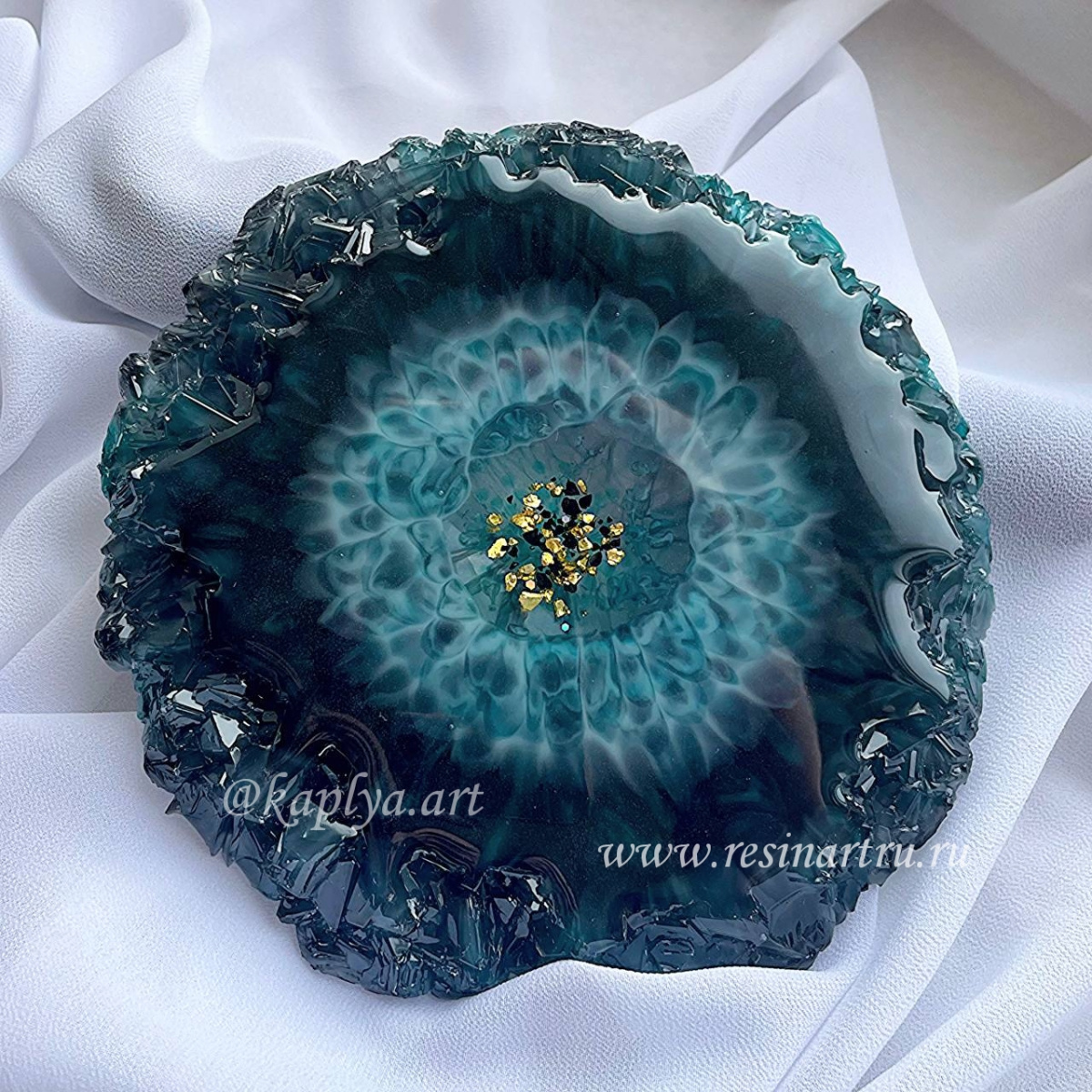 No. 878 Coaster with Crystal Edge Silicone Mold - image 8