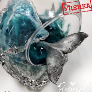 No. 310-U Whale Tail 3D Silicone Mold - image 1